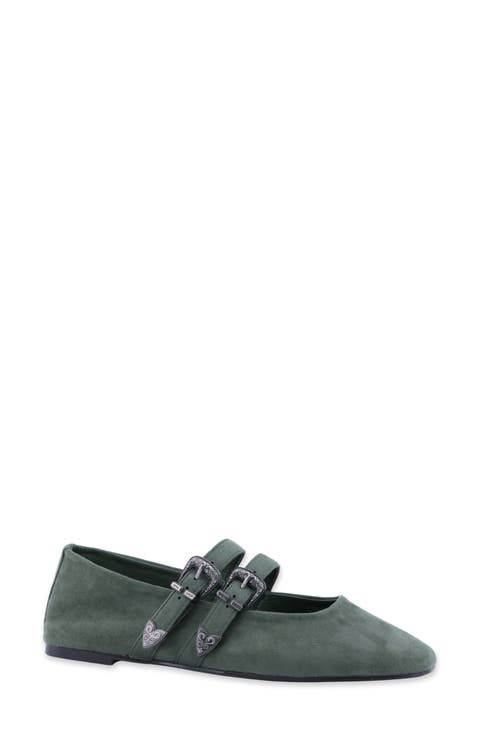 Albany Faux Leather Flat