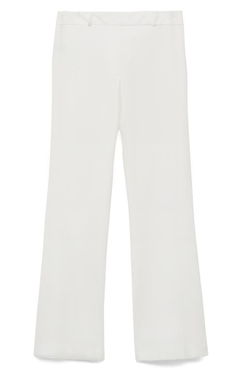 Mango Straight Leg Pants In Animal Print