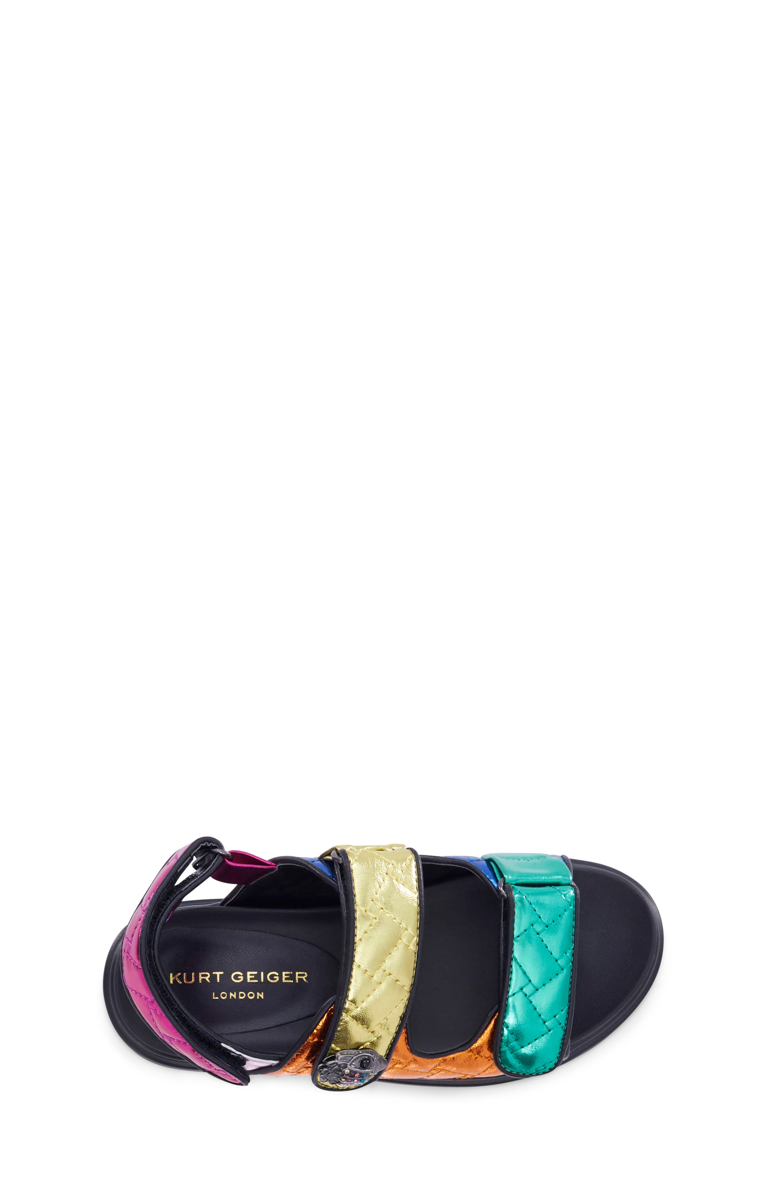 Kurt Geiger London Kids' Mini Orson Sandal, Alternate, color, Pink Multi