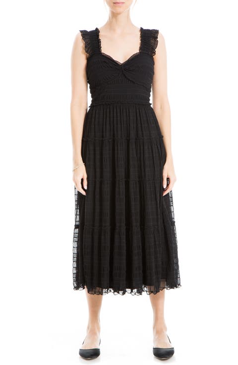 Mesh Sleeveless Maxi Dress