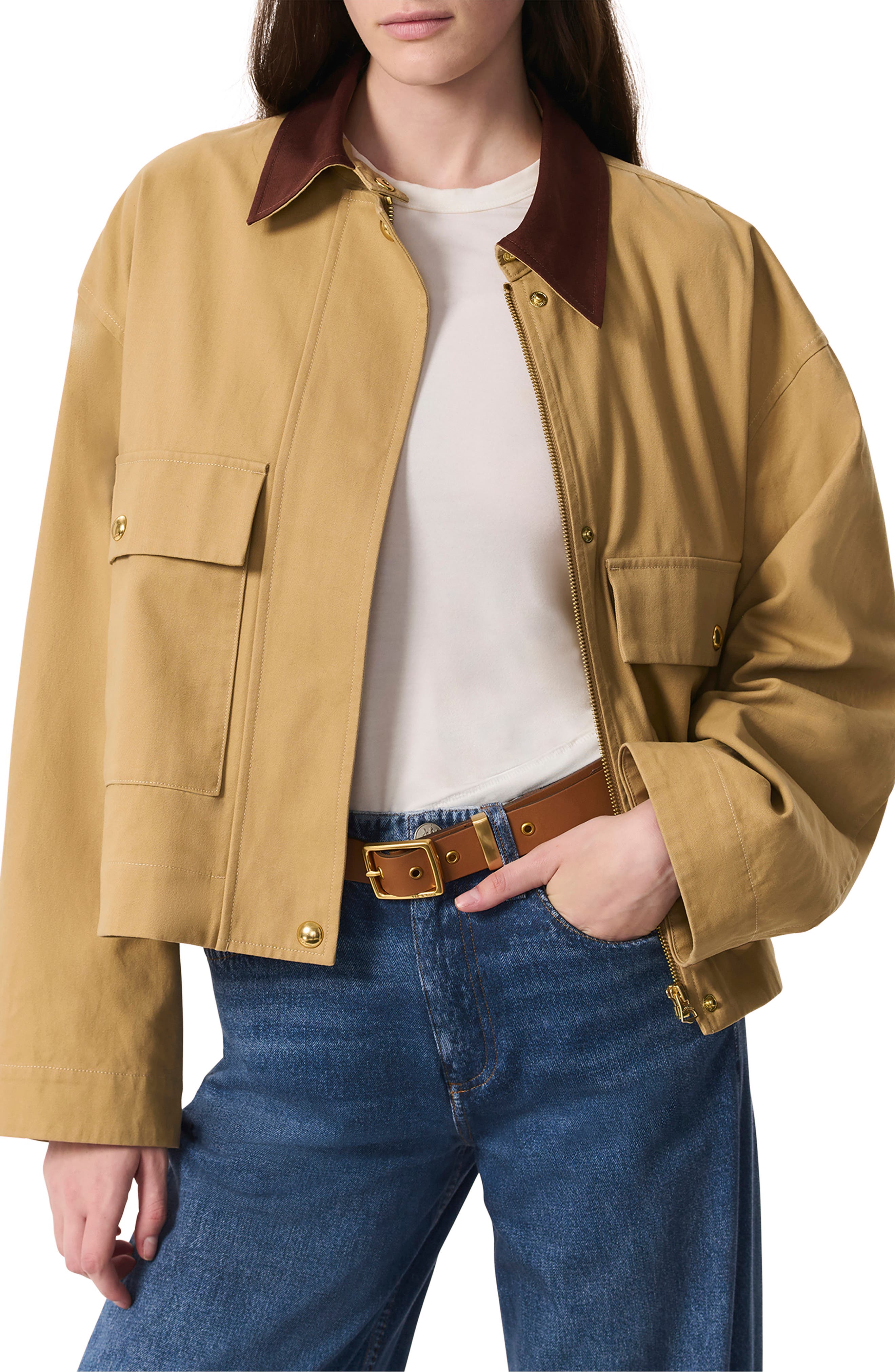 rag & bone Nonie Cotton Jacket with Removable Lining