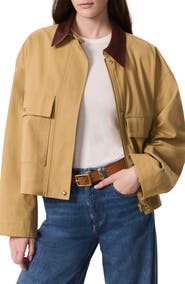 rag & bone Nonie Cotton Jacket with Removable Lining