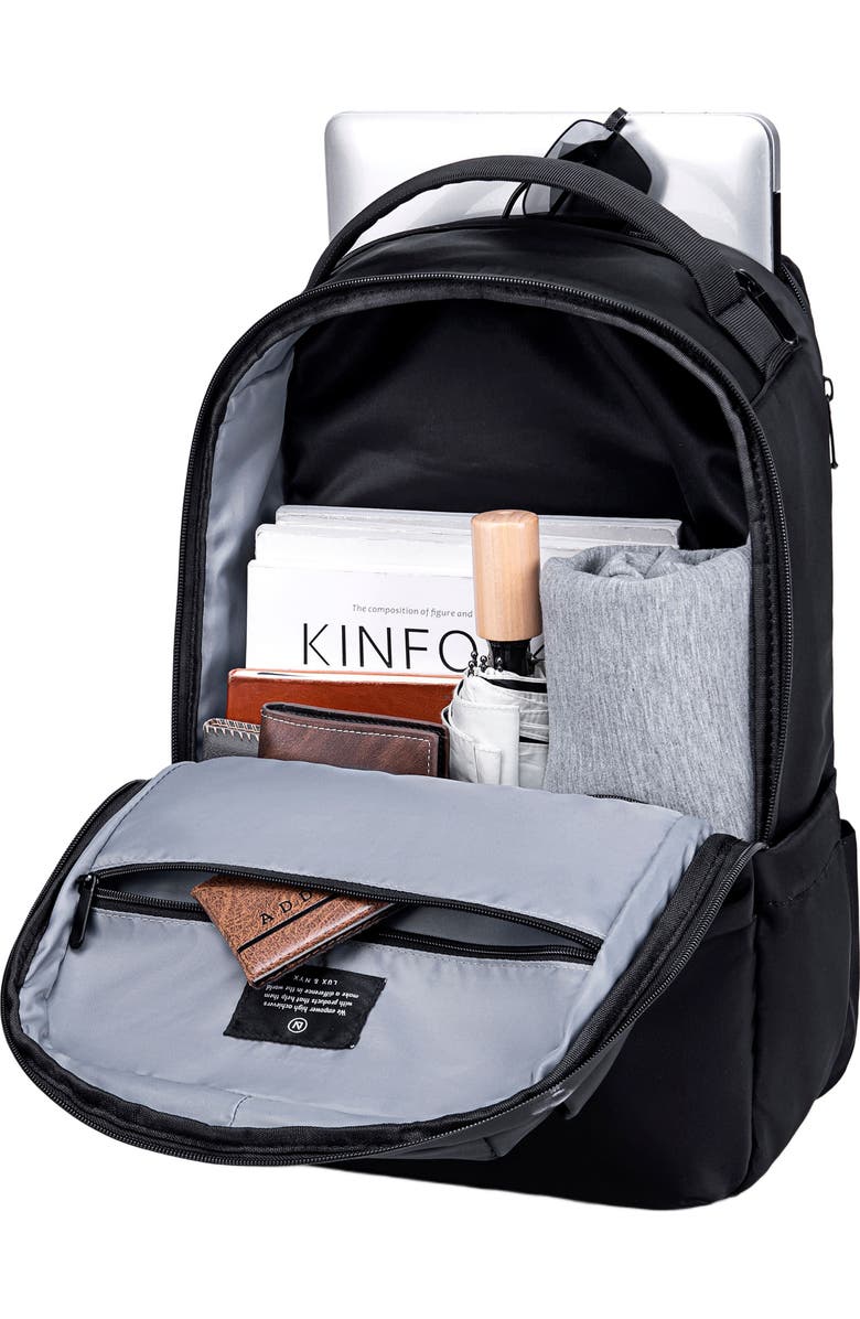 Lux and Nyx Origami 16-inch Laptop Backpack For Women, Alternate, color, Black