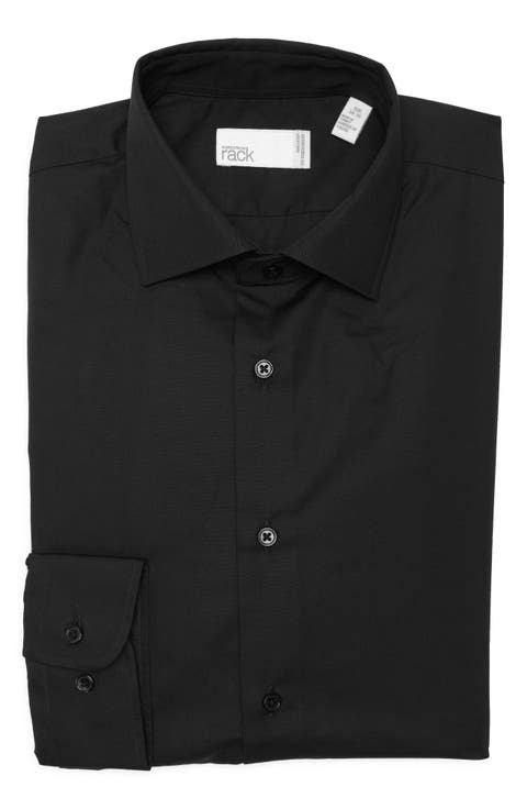 Traditional Fit Button-Up Dress Shirt
