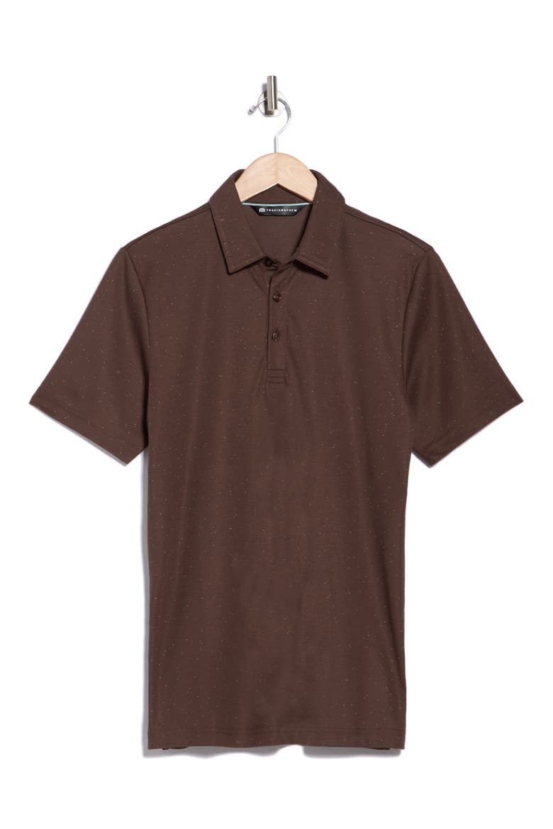 Special Trip No Logo Polo, Main, color, CHOCOLATE