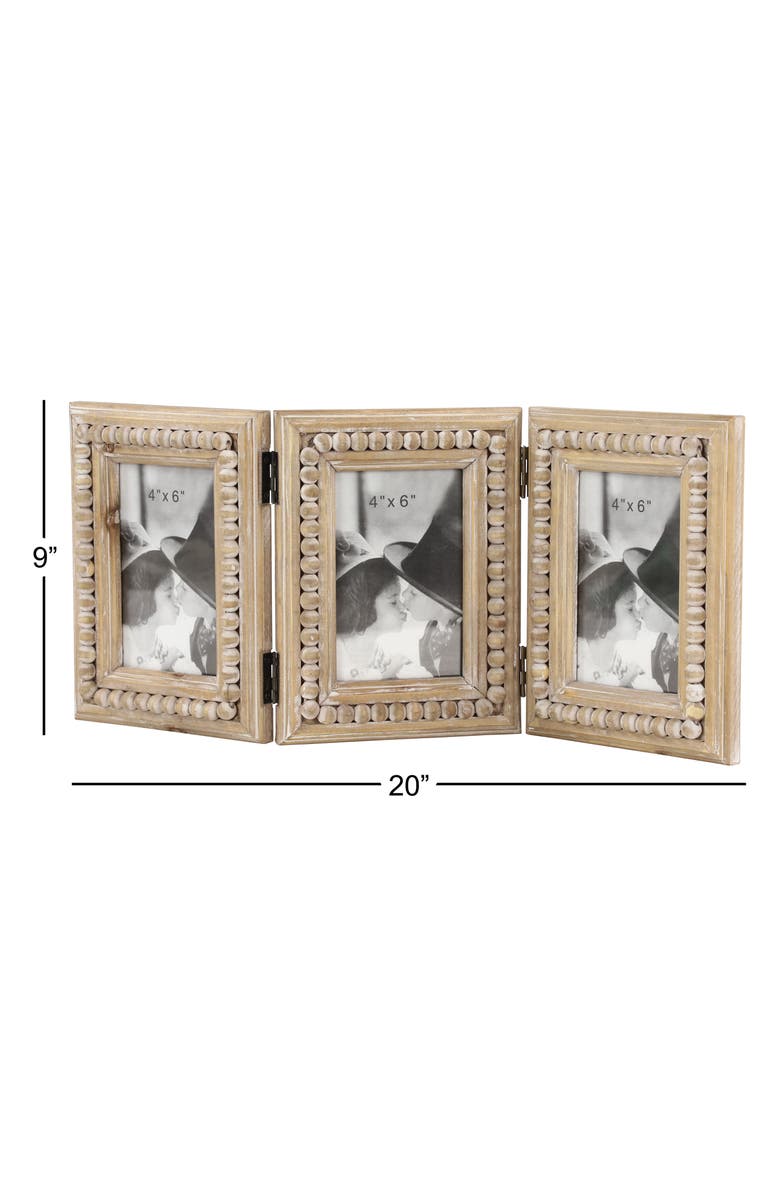 UMA Farmhouse 4" x 6" Tri-Fold Picture Frame, Alternate, color,