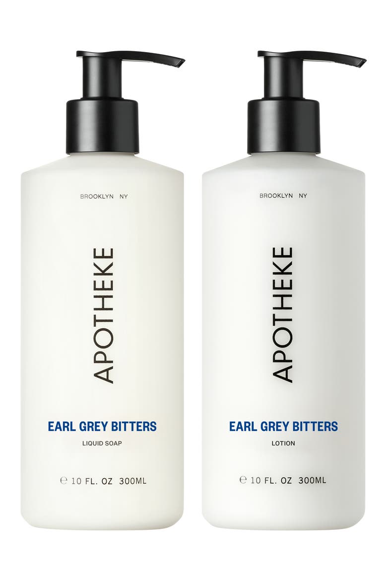 Earl Grey Liquid Soap & Lotion Set, Main, color, WHITE
