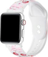 Posh Tech Disco Cherry Silicone Band for Apple Watch + Smartwatch
