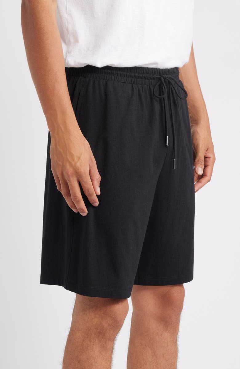 Nordstrom Cotton & Tencel<sup>®</sup> Modal Lounge Shorts, Alternate, color, Black