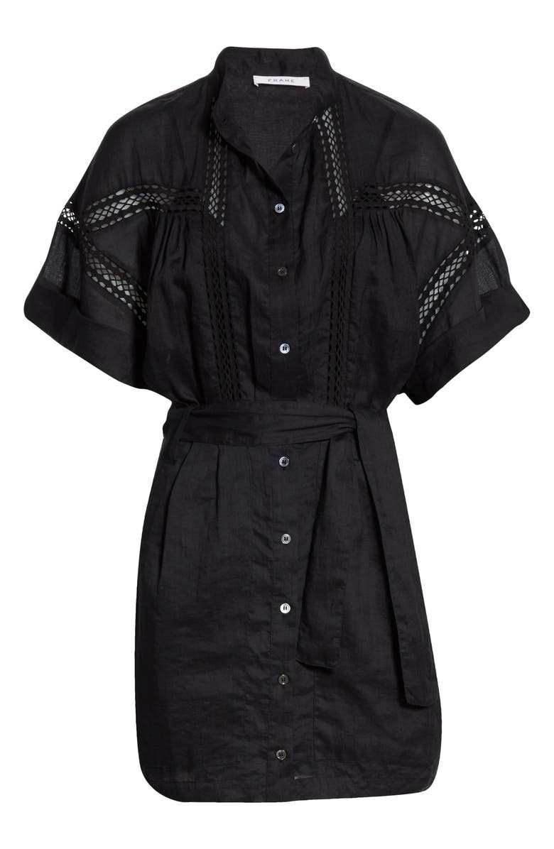 FRAME Short Sleeve Shirtdress, Alternate, color, 