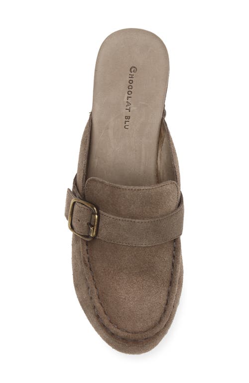 Chocolat Blu Genni Platform Loafer Mule In Brown