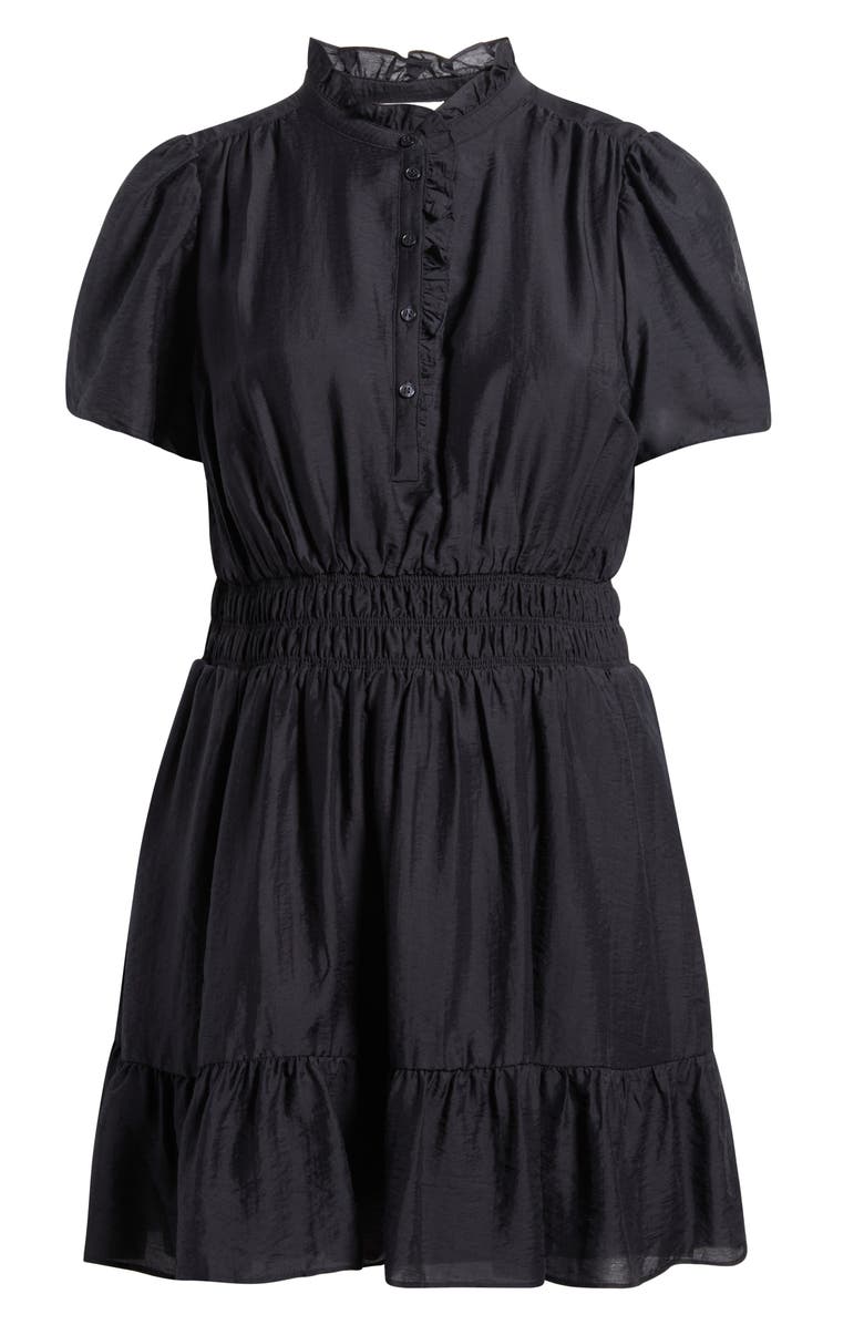 Caslon<sup>®</sup> Ruffle Detail Dress, Alternate, color, Black