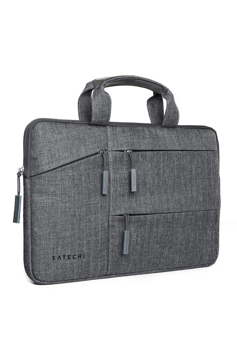 Satechi Water-Resistant Laptop Carrying Case with Pockets, Alternate, color, Black