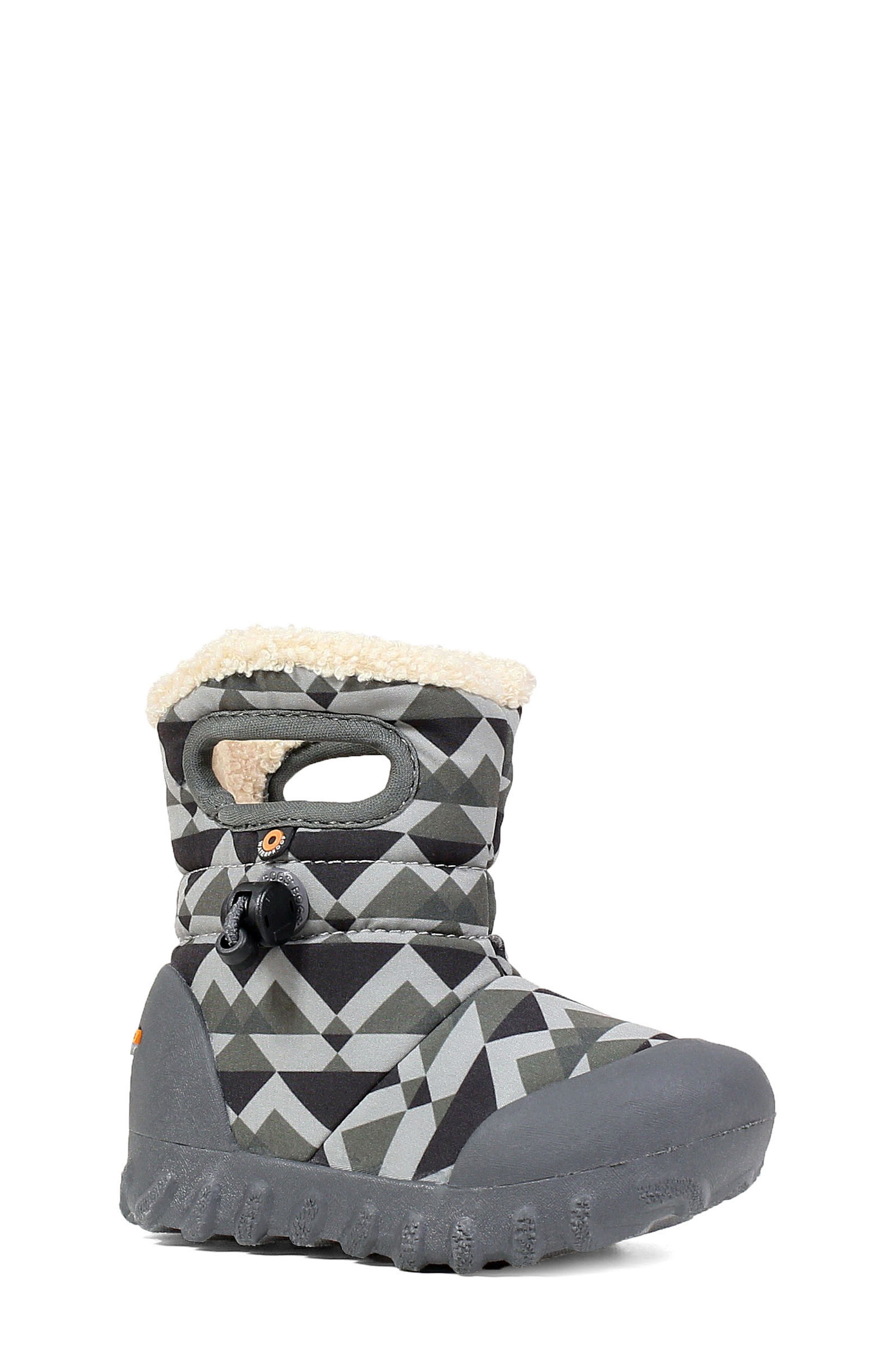 Bogs B-MOC Mountain Insulated Faux Fur Waterproof Boot, Main, color, 