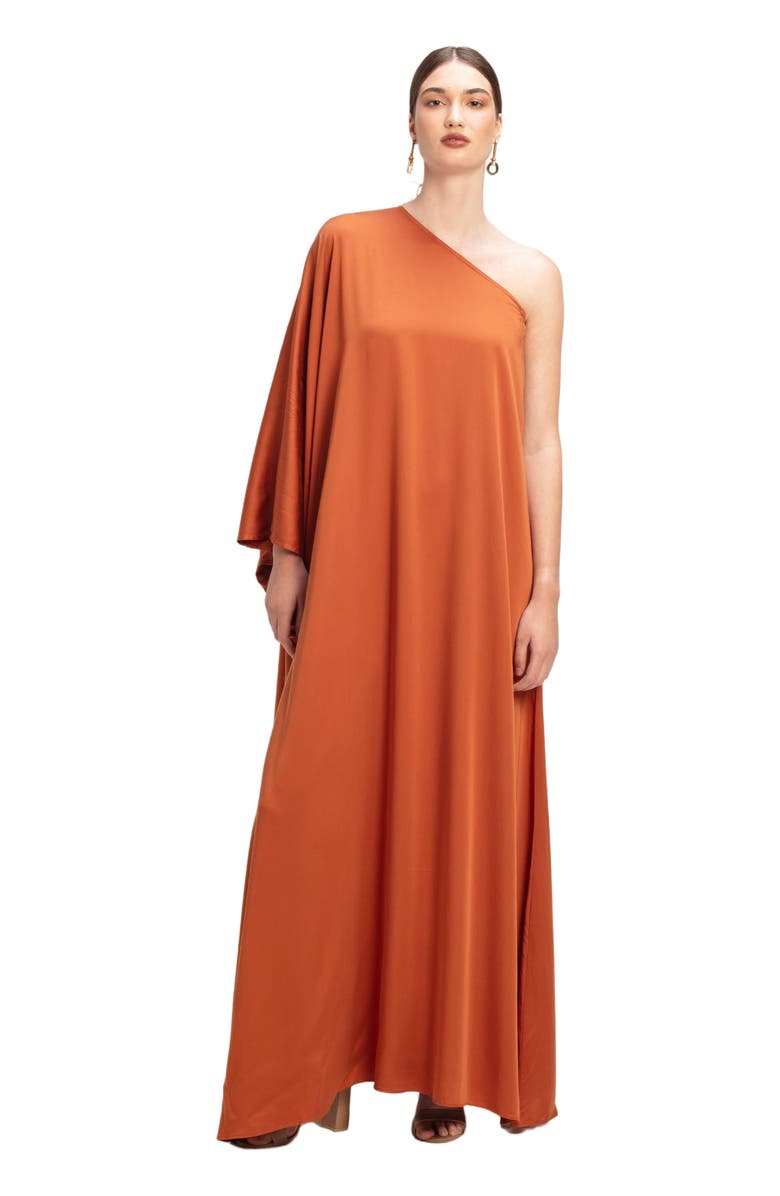 DIARRABLU Satu Dress, Main, color, Solid Rust