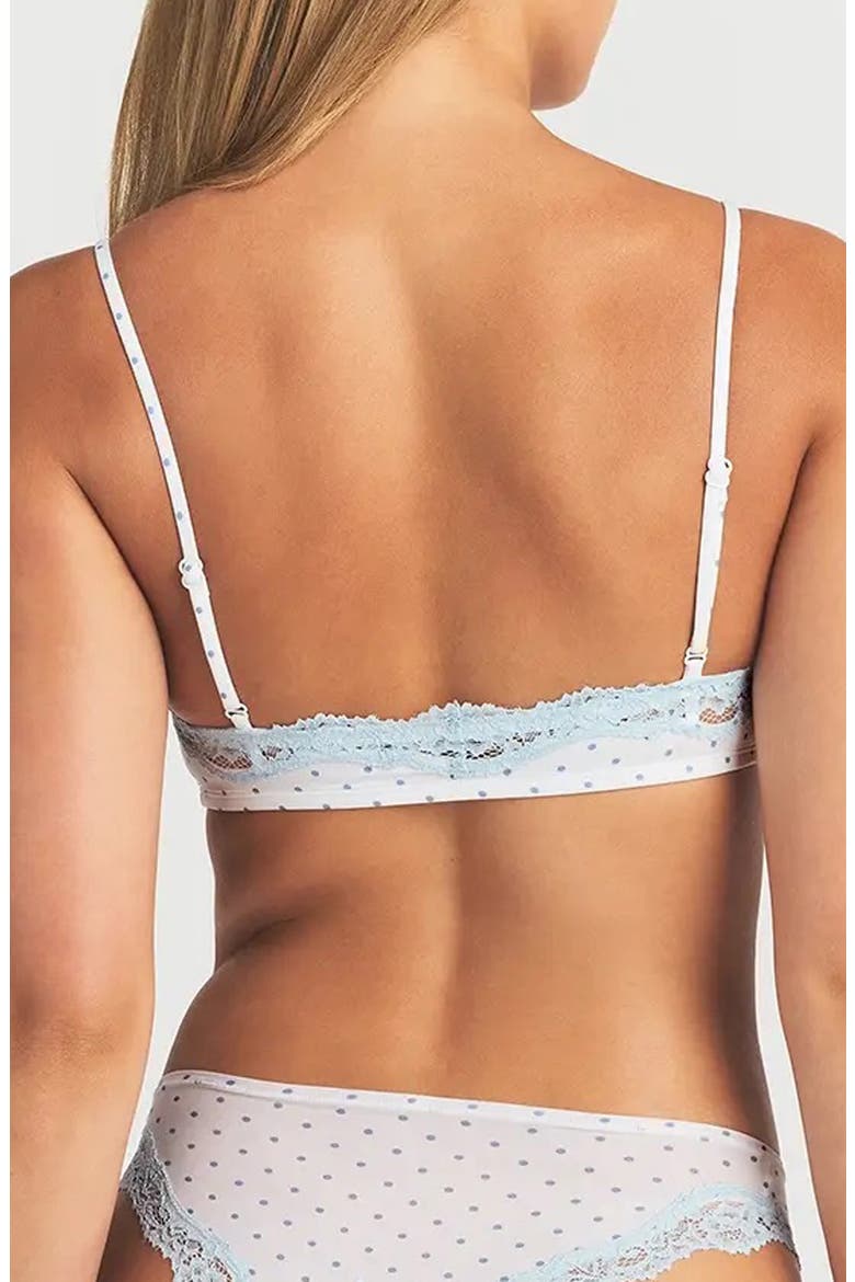 Fits Everybody Lace Scoop Bralette, Alternate, color, SLATE PIN DOT PRINT