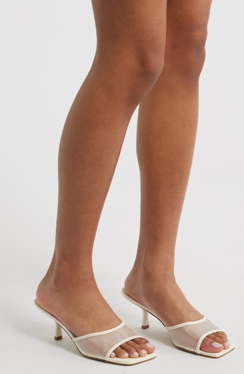 Open Edit Charlie Sandal, Alternate, color, White Ice