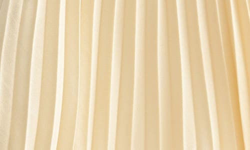 Mila Mae Short Sleeve Pleated Midi Dress In Beige
