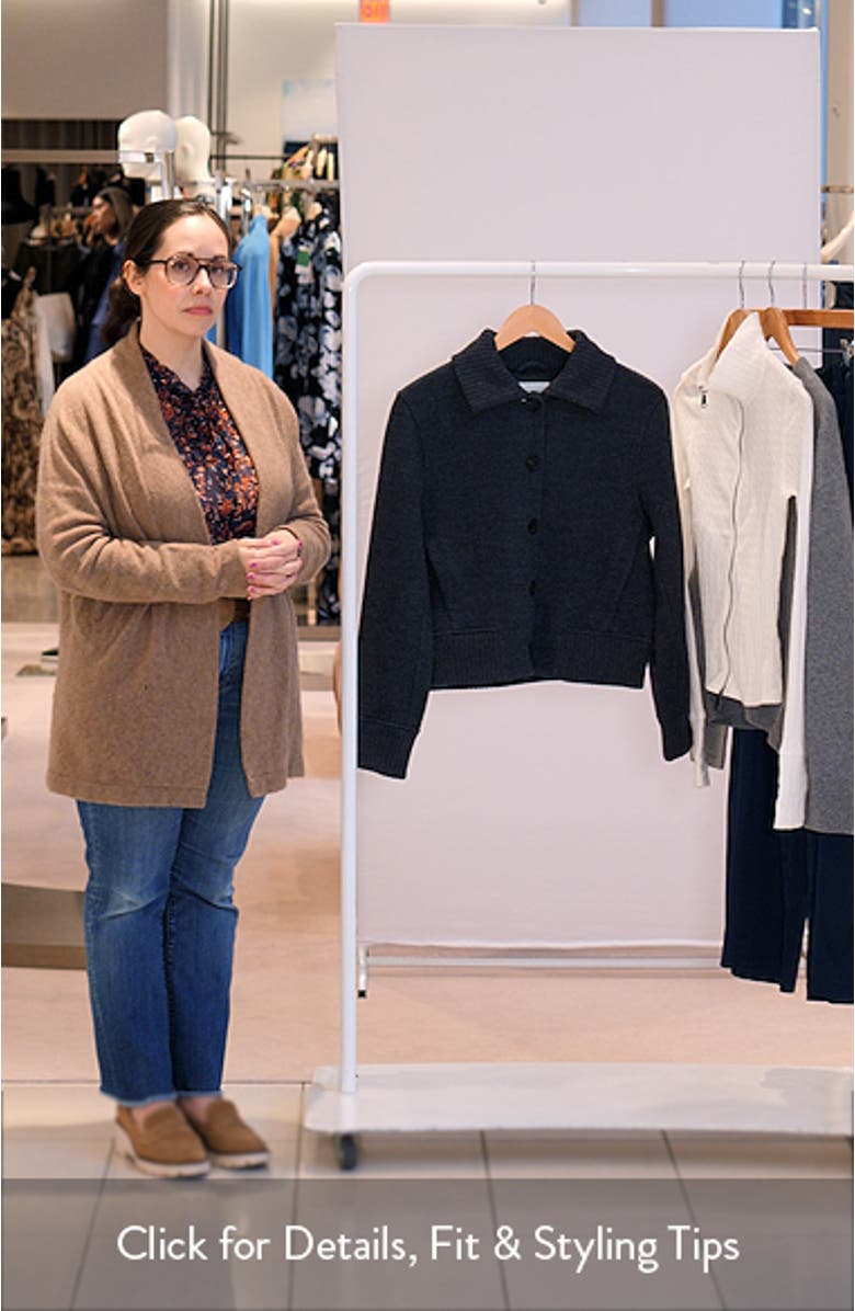 Wool Blend Bomber Jacket, sales video thumbnail