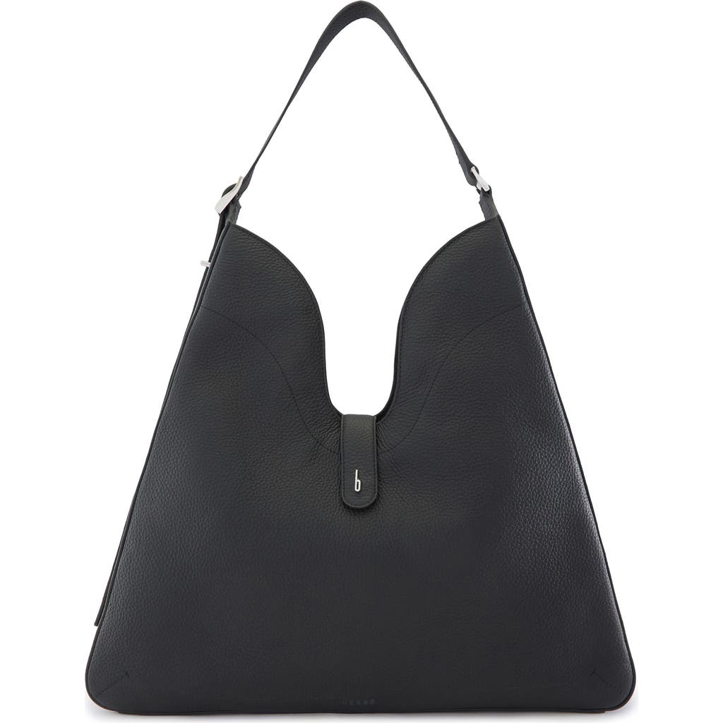 behno Melina Nappa Leather Shoulder Bag in Black at Nordstrom