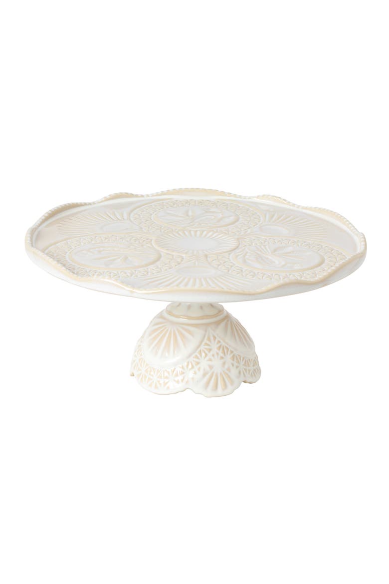 Cristal Footed plate, Main, color, White