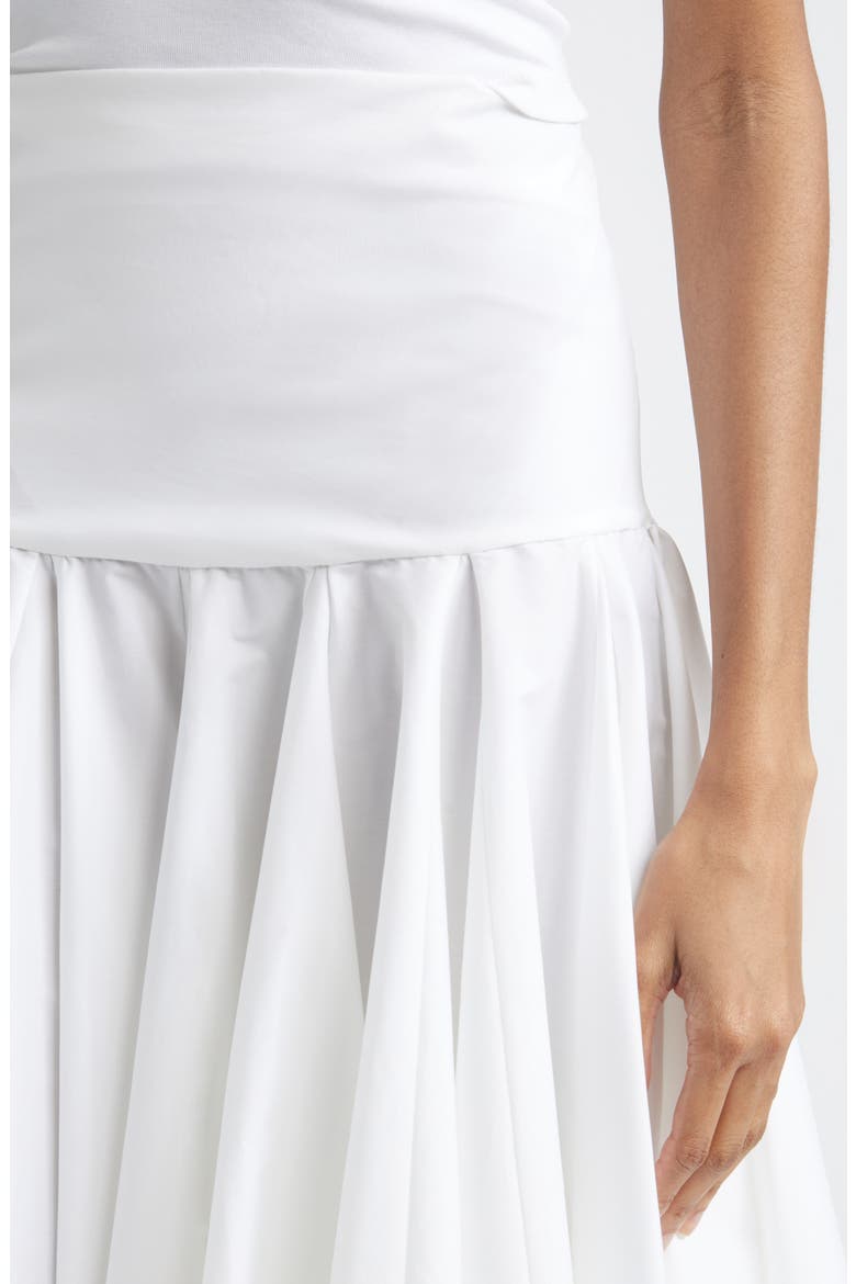 Le Jupon Asymmetric Midi Skirt, Alternate, color, WHITE