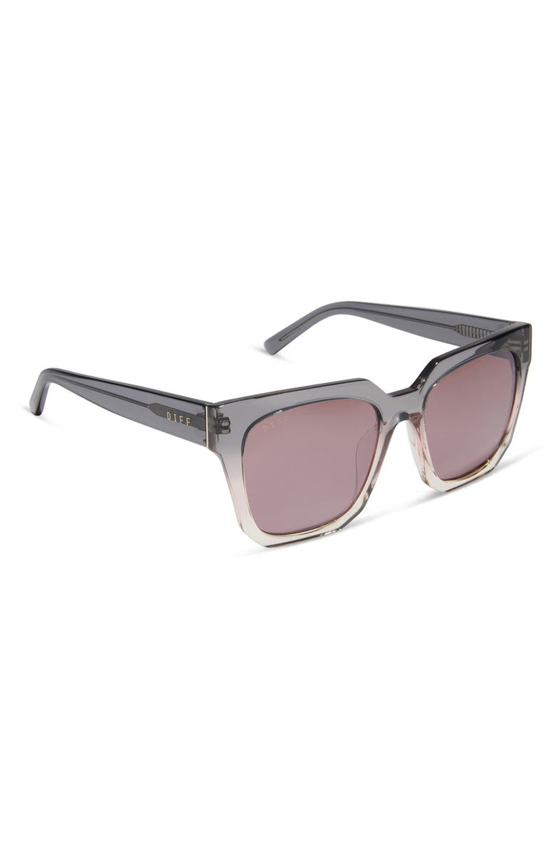 DIFF Ariana II 54mm Gradient Square Sunglasses, Alternate, color,