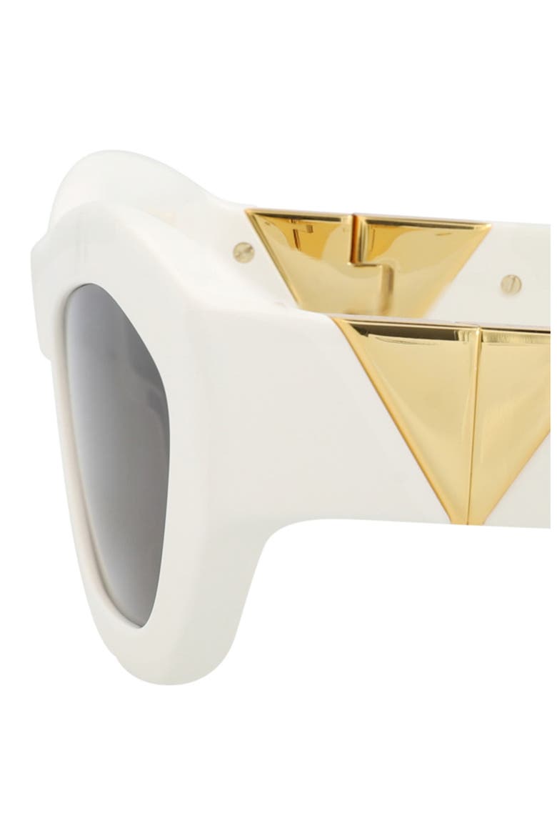 Sunglasses, Alternate, color, WHITE WHITE GREY