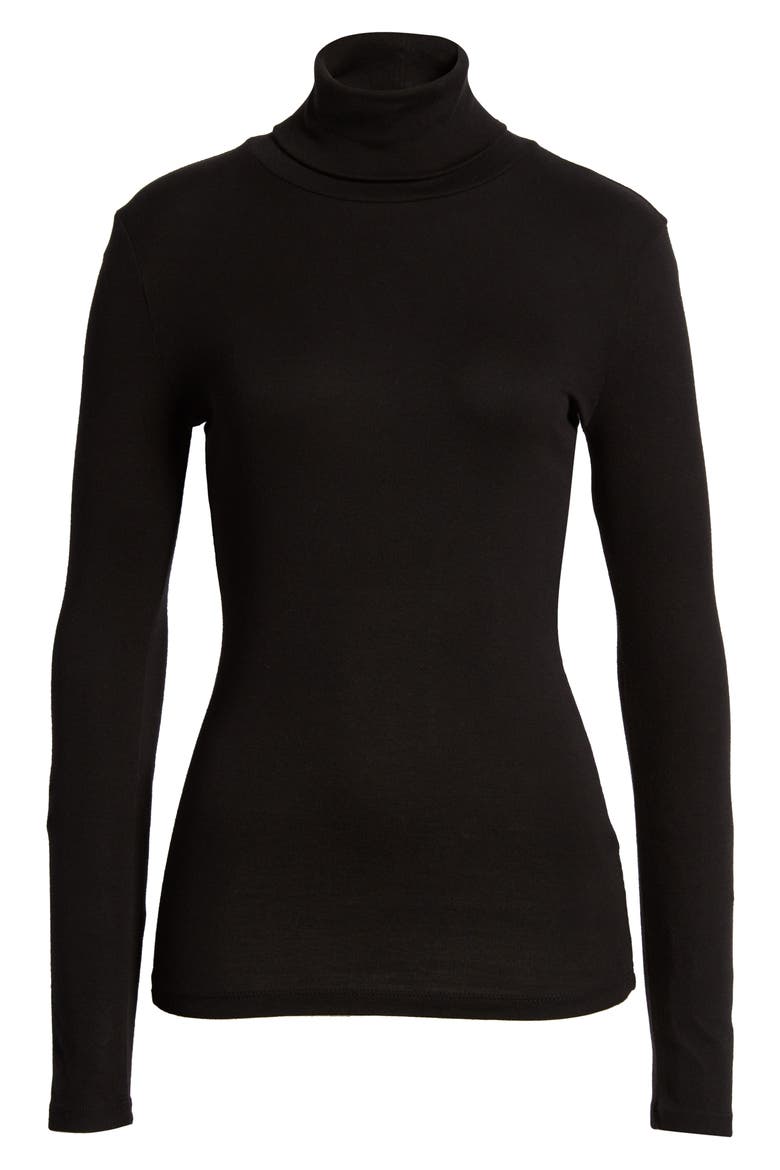 Classic Turtleneck, Alternate, color, BLACK