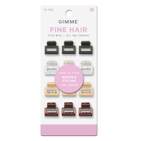 Mini Square Claw Clip Set