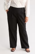 Vince Pleat Front Pull-On Pants