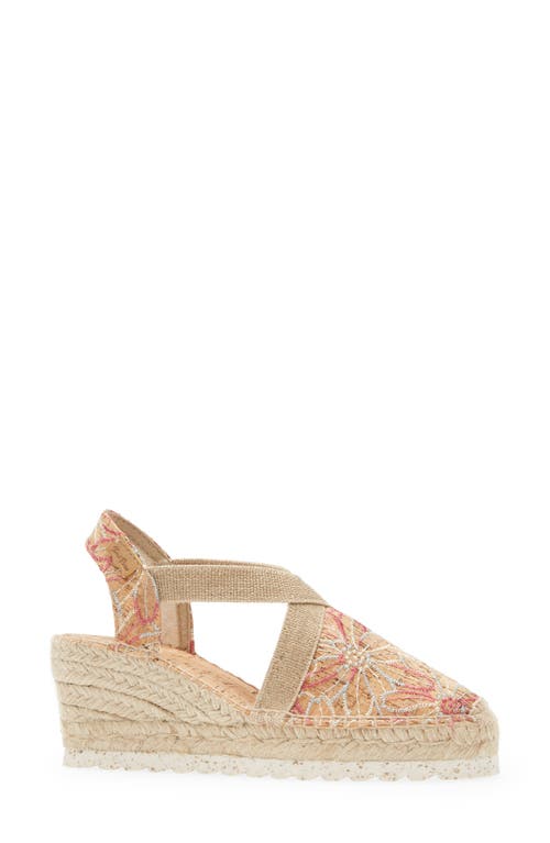 Toni Pons Terra Espadrille Wedge Sandal In Multi Cork
