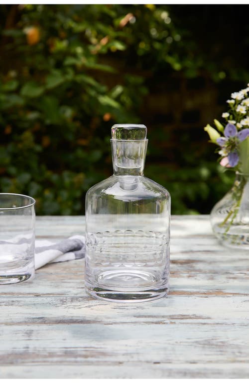 The Vintage List Crystal Decanter In Transparent
