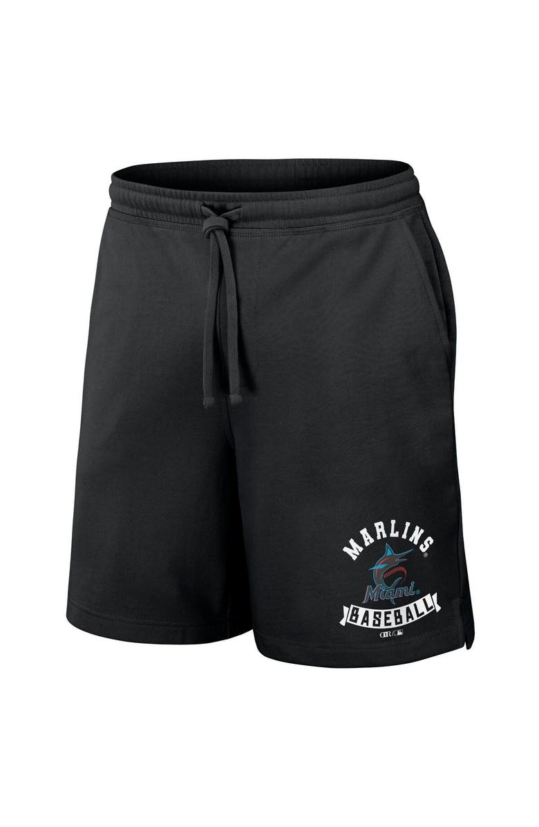 Darius Rucker Collection by Fanatics Men
s Darius Rucker Collection by Fanatics Black Miami Marlins Team Color Shorts, Alternate, color, Black