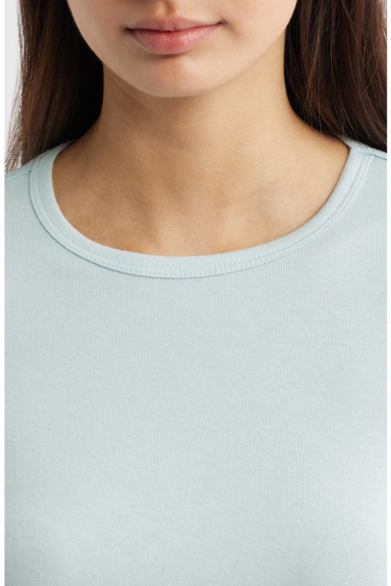 Lee Three-Quarter Sleeve Top, Alternate, color, LIGHT BLUE