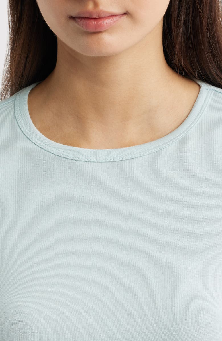 ARTLESS FOREVER Lee Three-Quarter Sleeve Top, Alternate, color, Light Blue