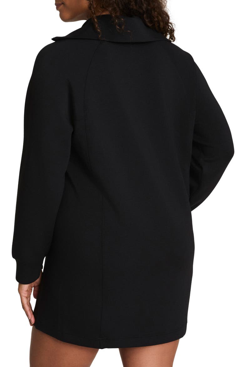 AirEssentials Half Zip Minidress, Alternate, color, VERY BLACK