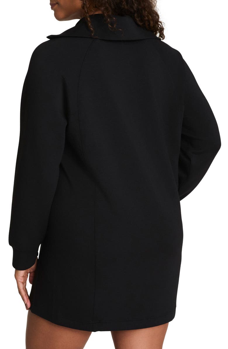 SPANX<sup>®</sup> AirEssentials Half Zip Minidress, Alternate, color, Very Black