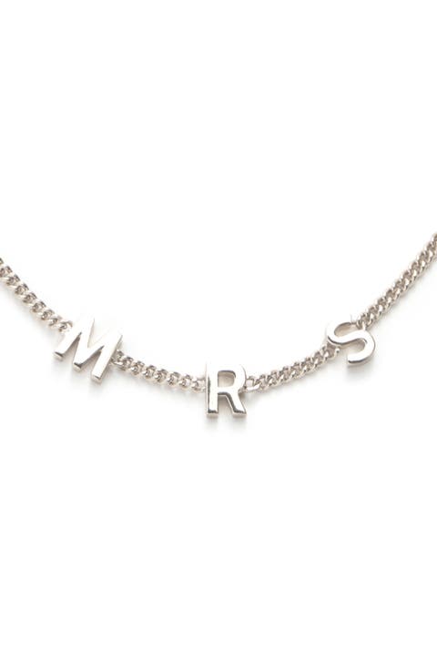 Mrs Chain Necklace