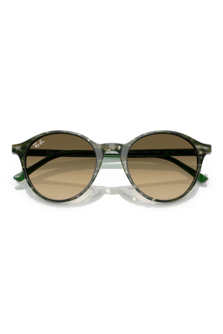 Bernard 53mm Gradient Phantos Sunglasses, Alternate, color, BROWN