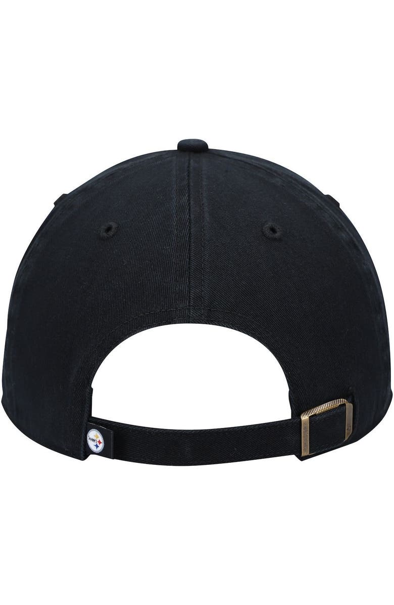 '47 Men's '47 Pittsburgh Steelers Clean Up Alternate Adjustable Hat, Alternate, color, Black