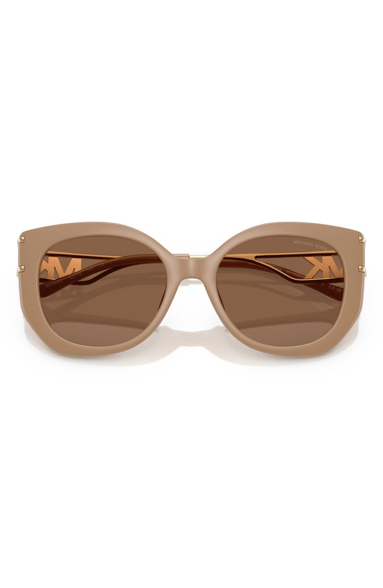 Michael Kors 53mm Cat Eye Sunglasses, Alternate, color, Caramel