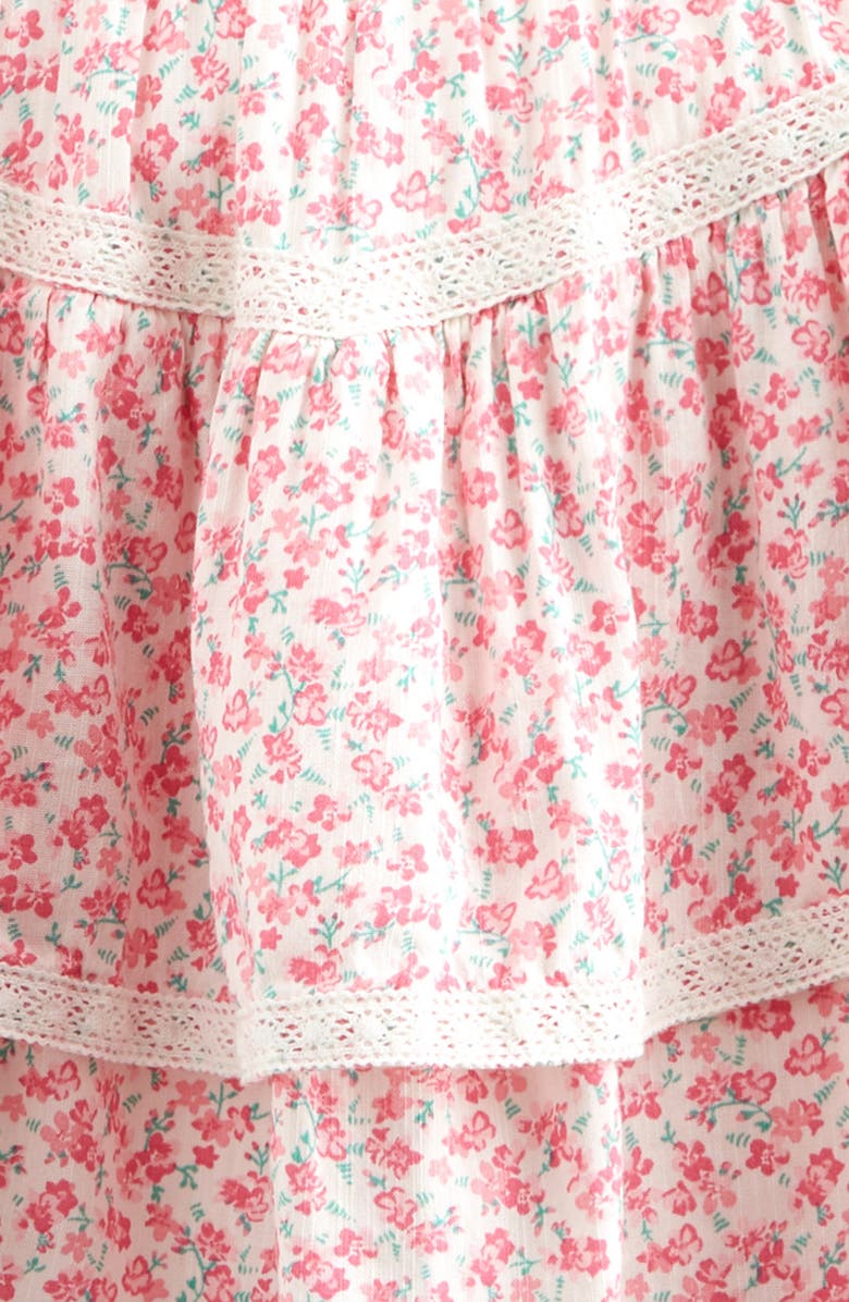 Nordstrom Kids' Lace Trim Ruffle Skort, Alternate, color, 