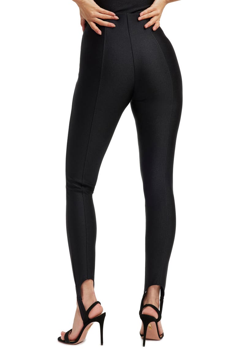 Shine Compression Stirrup Pants, Alternate, color, BLACK001