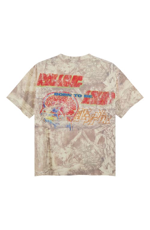 Rolling Loud Sketch Camo Graphic T-shirt In Multi