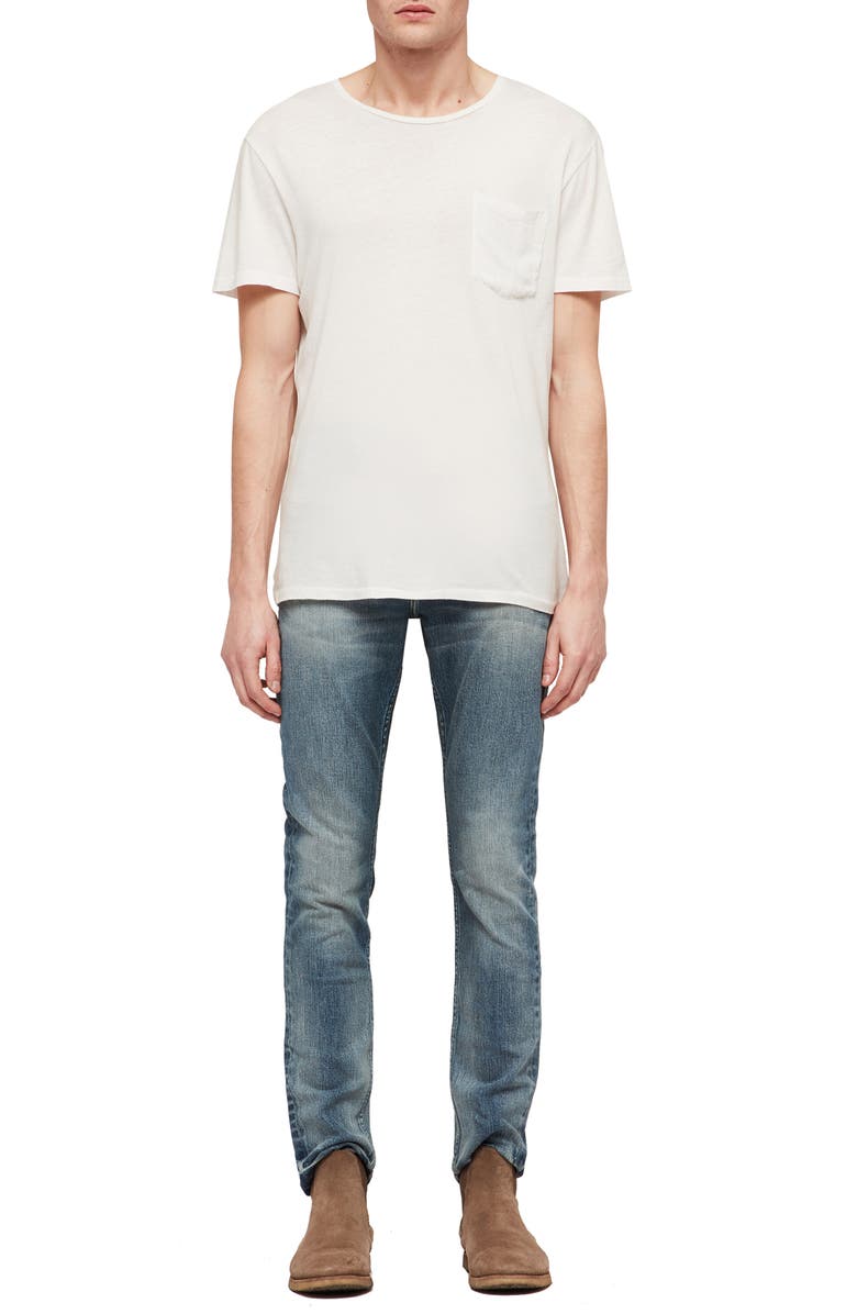 AllSaints Cigarette Skinny Fit Jeans, Alternate, color, 