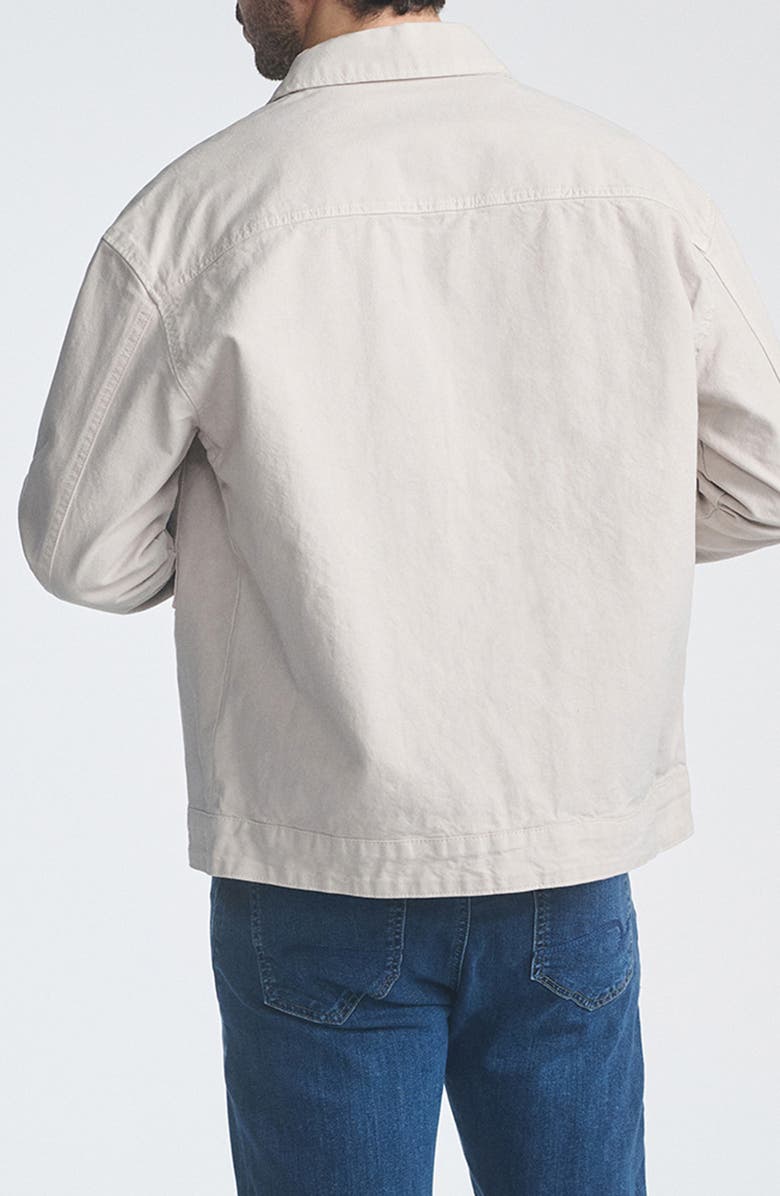 Mavi Jeans Oversize Cotton Herringbone Snap-Up Jacket, Alternate, color, 