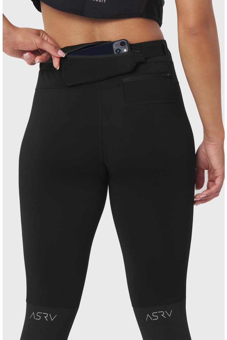 Hybrid Belt Pack Run Legging, Alternate, color, Black