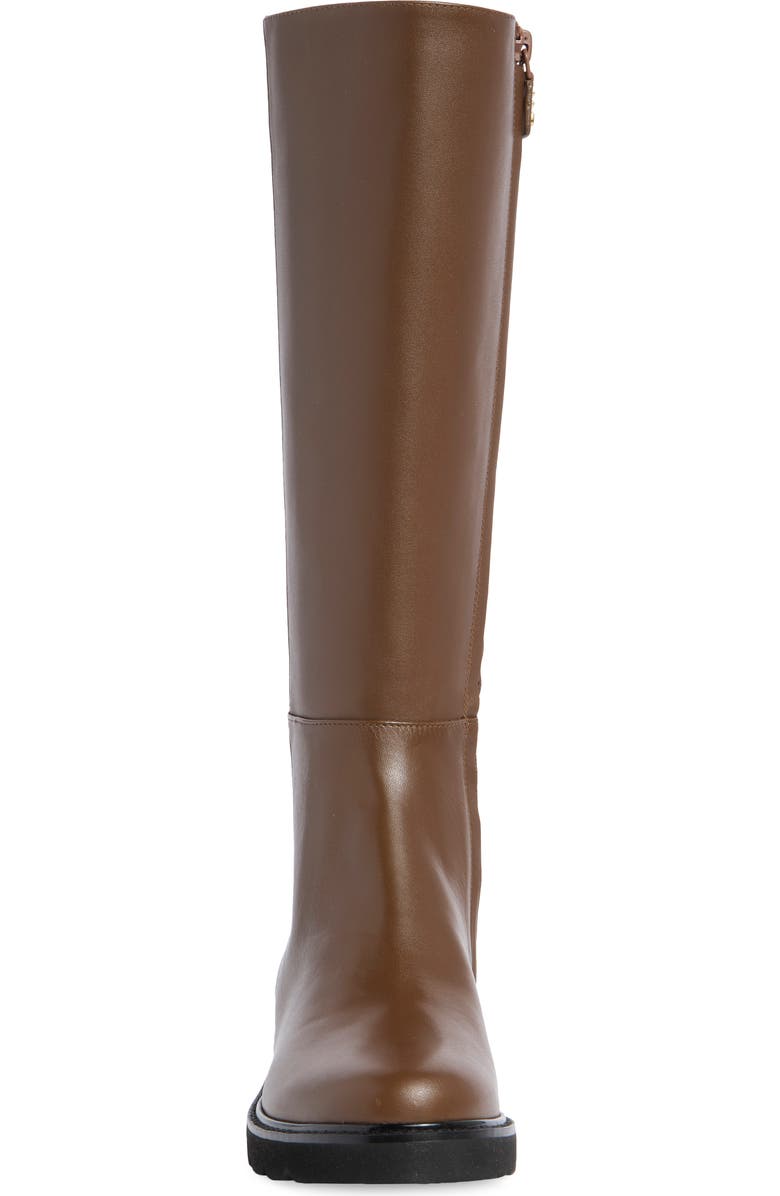 Stuart Weitzman Tall Zip-up Donna Boot, Alternate, color, Espresso