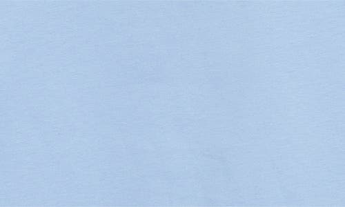 Moncler Logo Embroidered Cotton T-shirt In Serenity